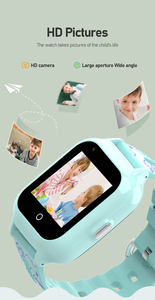 DF61 impermeable niños reloj inteligente SOS Smartwatch bebé 4G tarjeta SIM reloj llamada ubicación rastreador reloj - Product Image 6