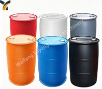 Máquina sopladora extrusiva doble estación automática para bidones HDPE 220 l triple capa doble anillo L