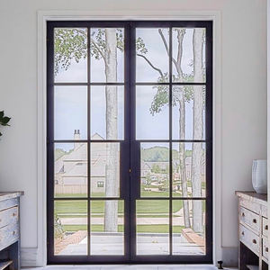 ประตูอลูมิเนียมทรงโค้ง OUNA พร้อมตะแกรงตกแต่ง สไตล์ยุโรปคลาสสิก สำหรับบ้านหรู ทางเข้าหลัก หรือภายใน - Product Image 4