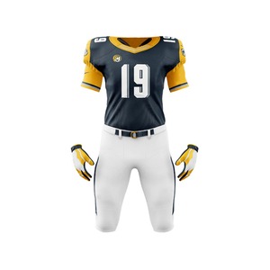 Uniforme de football américain léger de haute qualité, impression de logo personnalisée, différentes couleurs, respirant - Product Image 6
