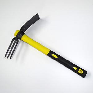 Mini <span class=keywords><strong>pioche</strong></span> portable - Sarcloir de jardin à 3 <span class=keywords><strong>dents</strong></span> avec poignée ergonomique pour jardin et cour - Product Image 1