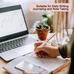 रेट्रो मोर्ंडी 0.5 मिमी जेल पेन उच्च रंग मूल्य वाले काले या नीले स्याही कस्टम लोगो में रेट्रो मोरांडी मिमी जेल पेन - Product Image 5