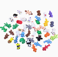 Service d'impression 3D personnalisable, jouets de poche pour animaux mignons imprimés en 3D, objets de collection amusants pour enfants, longueur 3-5 cm
