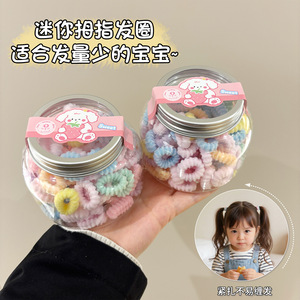 Children's Hair Ties Colorful Elastic Ponytail Bands Soft No Damage Daily Use - Product Image 4