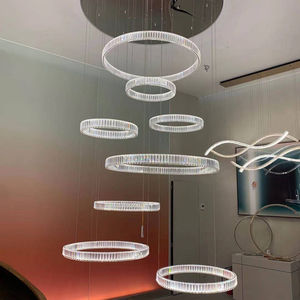 Contemporain américain <span class=keywords><strong>de</strong></span> <span class=keywords><strong>luxe</strong></span> style lustre décoratif en cristal - Product Image 1