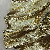 Tissu en maille à paillettes imprimé sirène brodé de 5 mm, extensible, effet écailles de poisson laser pour robe de mariée, fête, 100% polyester