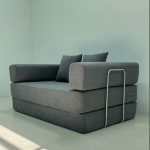 Divano Letto Modulare Semplice e Moderno in Corduroy, Confortevole ed Ecologico, per Hotel e Villa, con Rivestimento Rimovibile e Sezioni Pieghevoli per Spazi Piccoli - Product Image 3