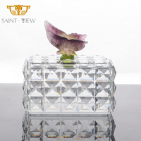 Coffret Cadeau Ramadan de Luxe en Verre et Cristal pour Rangement de Sucre, Oud et Boukhor, Marque Fancy