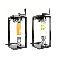 Capsuleuse manuelle multi-usage pour canettes de 55 mm (150 ml-1000 ml) avec 3 choix de couvercles, sans électricité