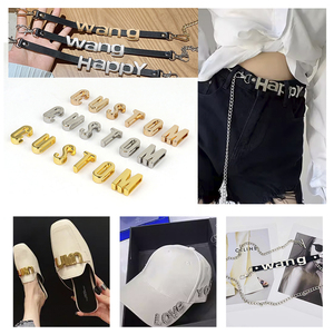High Quality Factory Price Pet Collar Accessories Full English Alphabetical Range Metal English <strong>Alphabet</strong> <strong>Letter</strong>