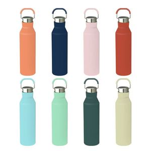 600ml/700ML China Supplier OEM ODM Stainless Steel Vacuum Double Wall Flask Sport Water <b>Bottle</b> for Gym Outdoor Gold Cup - Product Image 2