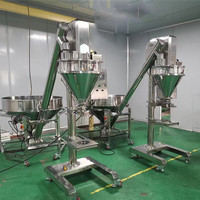 Machine de remplissage semi-automatique électrique en acier inoxydable pour bouteilles de boissons et poudres, avec convoyeur à vis, haute productivité