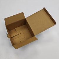 Boîtes d'expédition en carton rigide pliables noires pour casquettes de baseball, personnalisées en gros