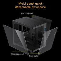 LOVINGCOOL Full Tower ATX Gaming PC Case Nuevo gabinete Gamer de vidrio templado con pantalla de visualización de temperatura en stock