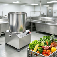 Voedseldroger Groentespinner Fruitdroger Automatische Dehydraterende Machine Vacuümdrogen Gasverwarming 304 RVS