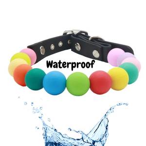 <span class=keywords><strong>Collar</strong></span> de Perro Ajustable de Silicona con Cuentas, Joyería Elegante, Personalizado, Impermeable, Bonito, Colorido, Femenino, <span class=keywords><strong>Collar</strong></span> de Perro Resistente - Product Image 2