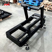 Simulador de Carreras Deportivo, Cabina de Simulación con Estructura de Aluminio, Asiento de Carreras, Soporte para Volante para ESports