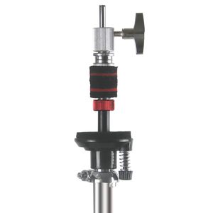 AOOLOO Support de batterie réglable en acier inoxydable pour cymbales droites, hi-hat et caisse claire, avec porte-bâtons de batterie, pour percussion - Product Image 5