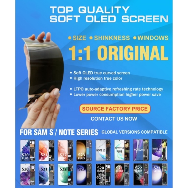 For Samsung Galaxy S20 S21 Fe 5G S21 S22 S23 S24+ Ultra Display Amoled Original Lcd Screen Complete for Samsung S22 Ultra Screen