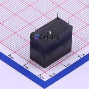 HRS3FNH-S-DC24V-A Power Relay Through hole Component THT,10.2x18.2mm Relay 24V 1 Normally Open: 1A SPST-Normally Open::: 4 10A - Product Image 2