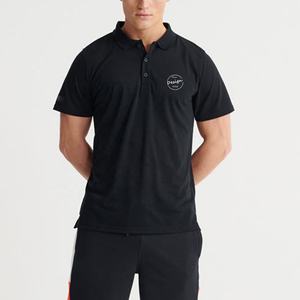 Été Nouvelle Arrivée Impression Personnalisée Respirant Polyester/Coton Solide Loose Fit Short-Sleeved T Shirt Men's Black Casual for Shirt - Product Image 6