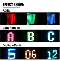 Nuevo Diseño de Luz Cegadora Matricial DMX con Efecto Negro 10x10 LED a Todo Color para Club de DJ