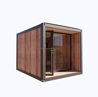 Conteneur en acier de 10 pieds, maison de jardin, bureau mobile, mini-salle d'activités, design moderne, alimenté à l'énergie solaire, pour supermarché, immeuble de bureaux