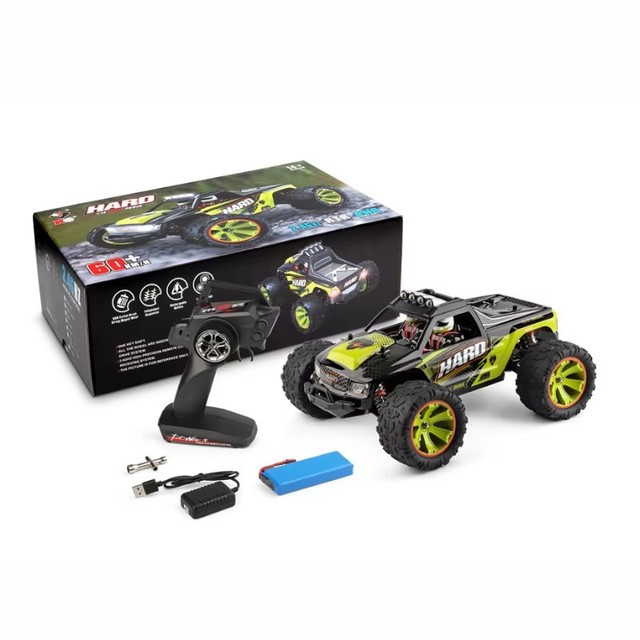 Latest Wltoys 144002 1/14 Brushed RC Cars 50km/h High Speed Metal Chassis Toys Remote Control Formula Racing Toys Hobbies