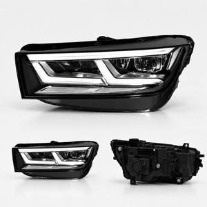 Conjunto de Faros LED BK para Audi Q5 2018-2020, Actualización de Alta Gama, Lente de Proyector, Luz Diurna, Señal de Giro Dinámica - Product Image 2