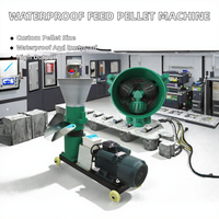 Machine à granulés d'aliments pour animaux 100 kg/h, granulateur pour volailles et bétail d'élevage, fonctionnement stable, vente en gros directe d'usine