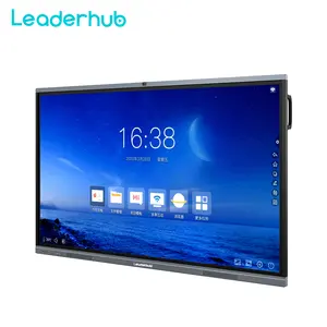 Leadhub 65 75 86 98 Inci 4K UHD Led Monitor Layar Sentuh Panel Datar Interaktif dengan Harga Terbaik