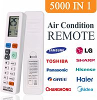 Control remoto universal de aire acondicionado para múltiples marcas, configuración simple remota de condición de CA universal