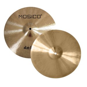 Ensemble de cymbales MOSICO 14 Hihat + 16 <span class=keywords><strong>Crash</strong></span> + 18 <span class=keywords><strong>Crash</strong></span> + 20 Ride Delta Series B20 fabriqués à la main - Product Image 3