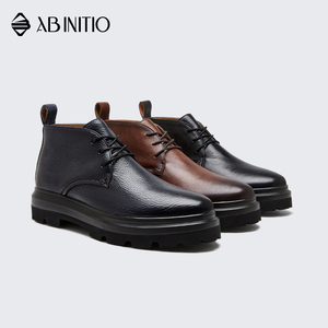 Scarpe ufficiali in vera pelle con plateau di alta qualità per stivaletti da uomo - Product Image 6