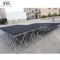Plateforme de scène pliable pour concerts, scène légère et assemblable