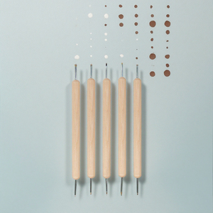 Professional 5-Piece <b>Nail</b> <b>Art</b> <b>Dotting</b> <b>Tool</b> Set Double-Ended Metal Crystal <b>Dotting</b> Pen and Brush Wooden <b>Tool</b> for <b>Nail</b> <b>Art</b> - Product Image 6