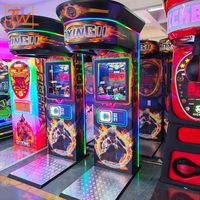 Máquina de Juego Arcade de Boxeo TOPWAY, Simulador de Puñetazos, Grado Comercial, Prueba de Fuerza Electrónica, Funciona con Monedas