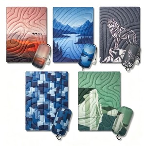 Manta Impermeable Acolchada para Viajes, Camping y Exteriores, Resistente al Viento, Lavable a Máquina - Product Image 3