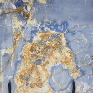 Natural Royal Blue Exotic Onyx Architectural Slabs For Interior Wall Cladding Flooring Countertops In Luxury Villas Hotels - Product Image 2