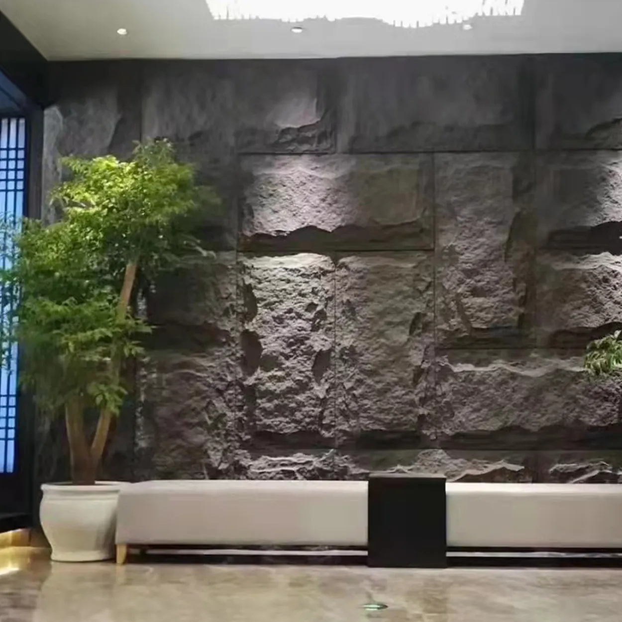 Painéis de parede de tijolo artificial, pedra decorativa 3d de tijolo artificial para parede