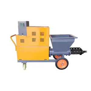 High Quality Electric Diesel Cement Plaster Spraying Machine With Mixer