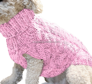 Maglione per Animali Domestici Disponibile in 8 Colori, Caldo Maglione Invernale Lavorato a Maglia per Bassotto, Teddy, Bichon Frisé, Pullover all'Uncinetto per Cani - Product Image 5