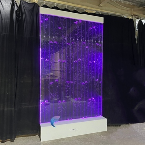 custom acrylic water bubble wall Manufacturer,led acrylic <b>lighting</b> water bubble wall,Water curtain acrylic water bubble wall - Product Image 5