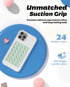 Suporte Magnético Forte para Telefone de Mesa para iPhones Suporte para Selfie Destacável Universal Antiderrapante em Silicone TPU - Product Image 4