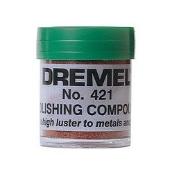 DREMEL Composé de polissage (421) Dureté moyenne Grain fin Personnalisable OEM Feutre de laine Disque abrasif Forme cylindrique 3mm-10mm - Product Image 2