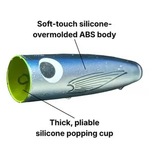 Vente Flash : Leurre de pêche rigide en plastique Shiriten Popper 150, recouvert de silicone, pour lancer en mer - Product Image 2
