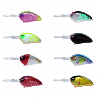 Leurre de pêche en mer pour eaux profondes, ABS, type crankbait, 70mm 28g, flottant et coulant 0-3m, lancer longue distance, profondeur 3m, pour bar.