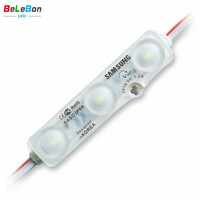 Module LED 12V DC 3 LED avec lentille d'injection 1,5 watts, logo Samsung Corée, LED 5630 5730 2835 blanc froid pour enseignes lumineuses