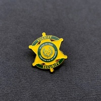 Broche de pompier en émail doux et dur personnalisée de haute qualité, badge de revers