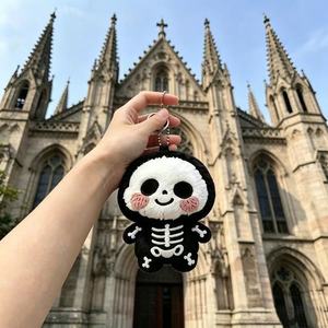 Portachiavi Peluche Bai Ri Ti <span class=keywords><strong>Deng</strong></span> He Simu Ghost Baby Skulls, Ciondolo per Zaino Anime, Regalo - Product Image 1